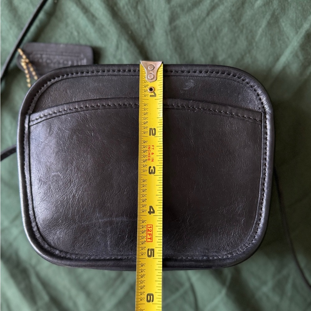 Coach vintage mini Hadley  black leather crossbody - Picture 8 of 12